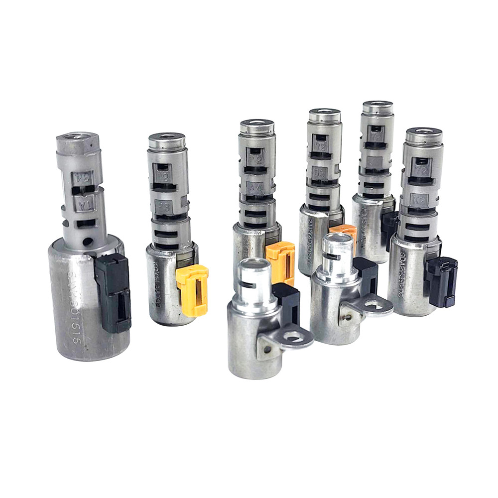 TF60SN 09G Transmission Solenoid Kit Small Valve 8PCS 1298152 For VW AUDI