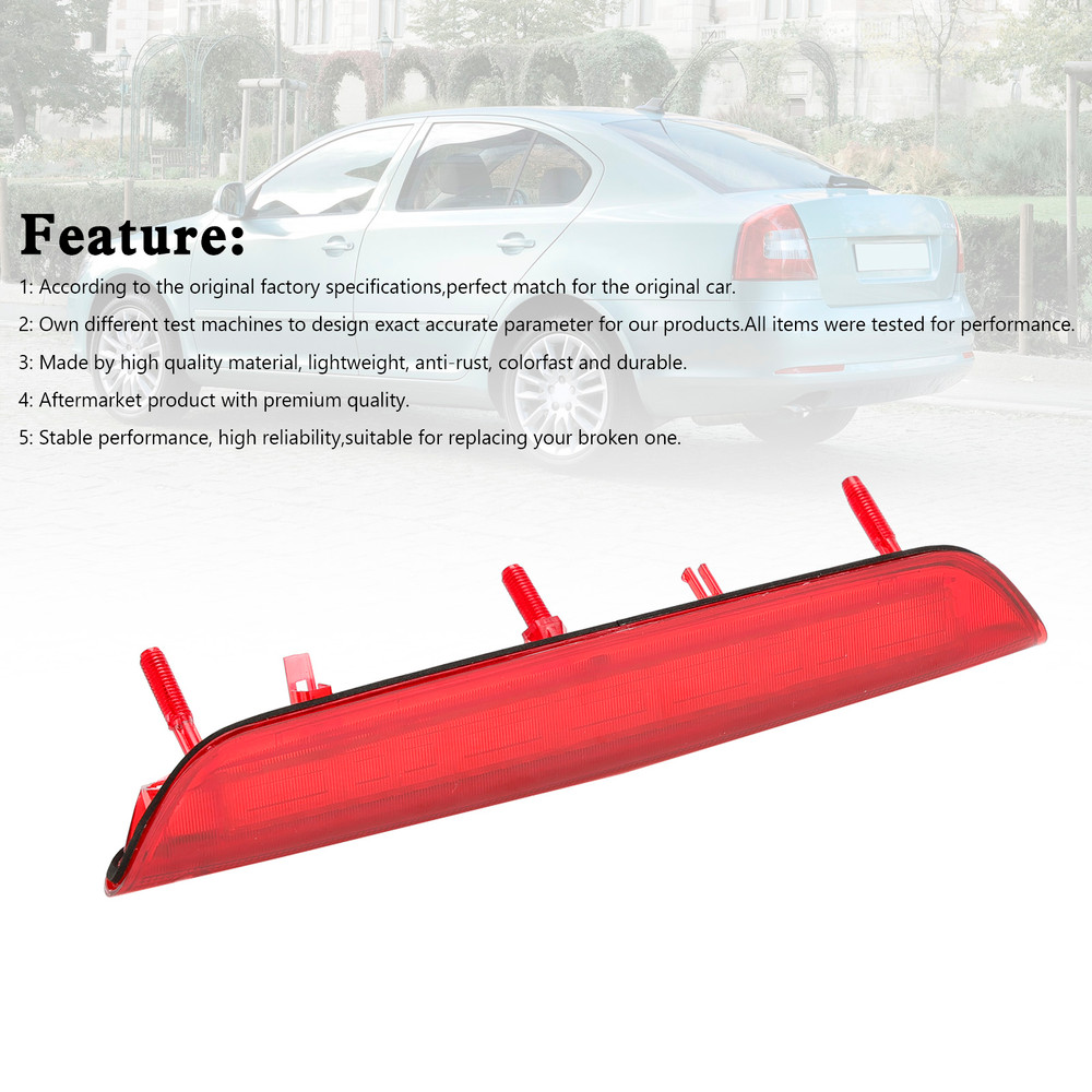 Rear 3rd Tail Brake Light High Mount Stop Lamp 1Z9945097C For Octavia 2005-2013