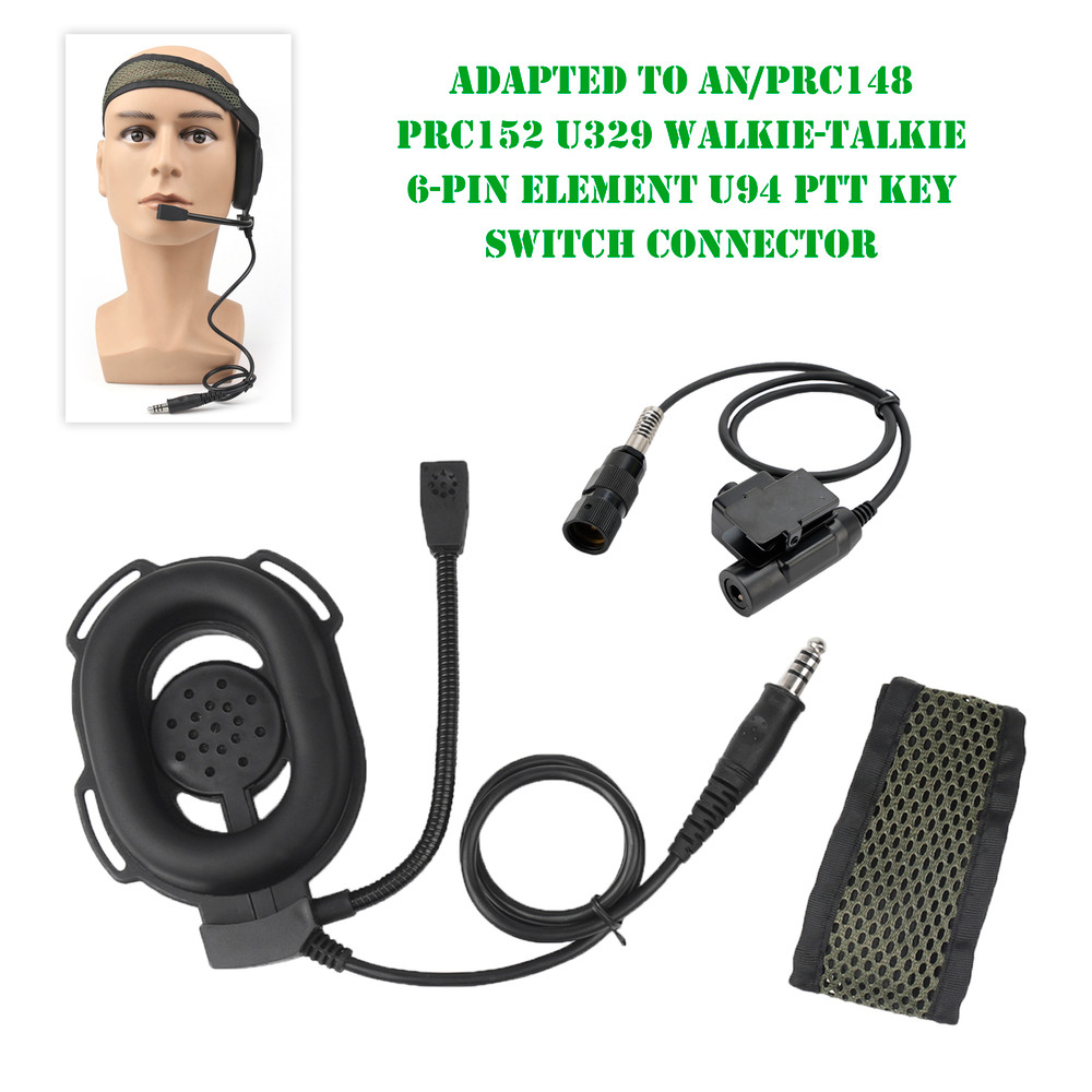 Z Tactical HD-01 Bowman Elite II Headset For AN/PRC-152 AN/PRC-148 U329 Radio