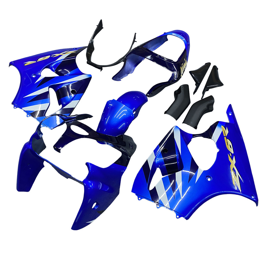 2000-2002 Kawasaki ZX6R 636 2005-2008 ZZR600 Injection Fairing Kit Bodywork#120