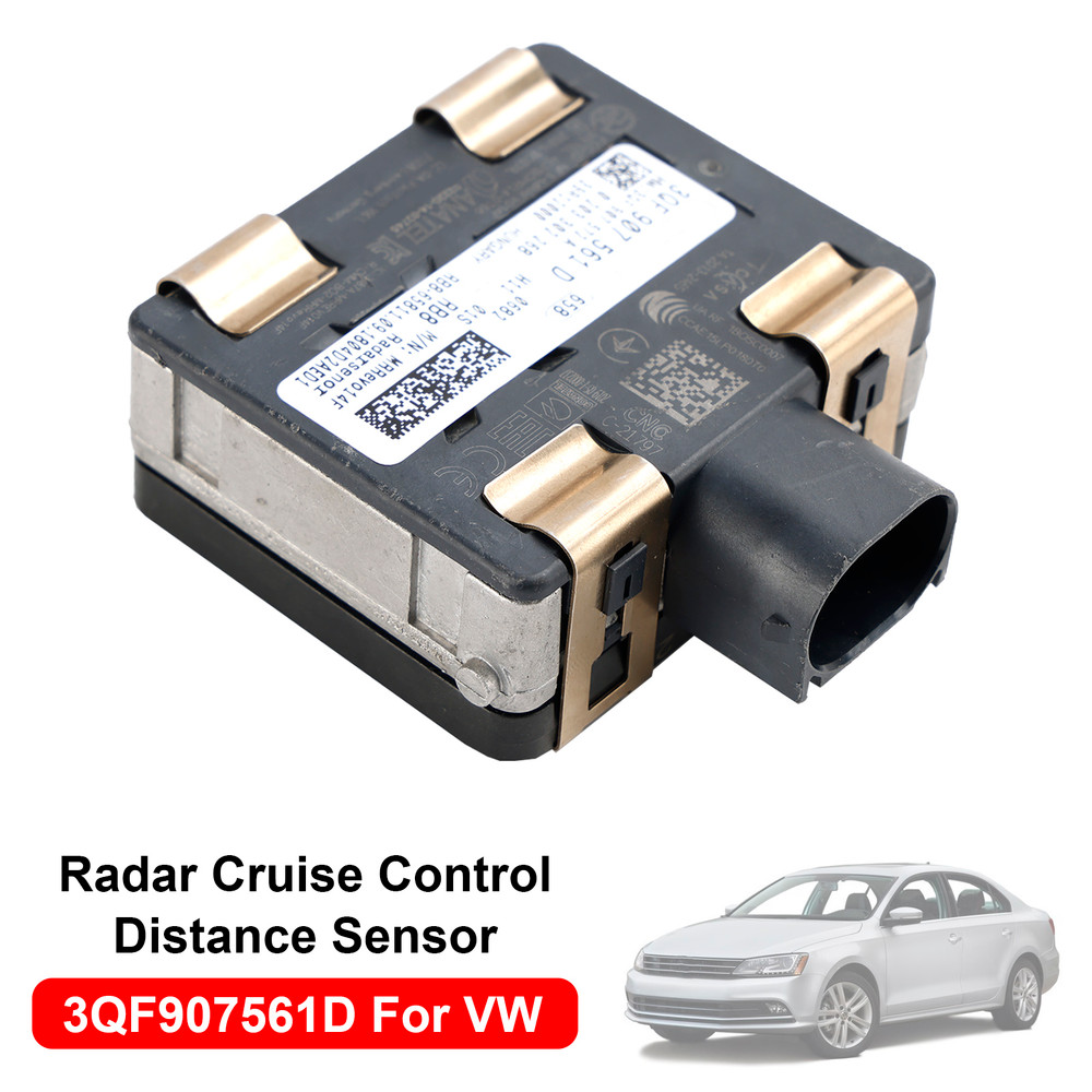 Cruise Control Distance Radar Sensor 3QF907561D For VW Jetta Golf Atlas 2018-2020