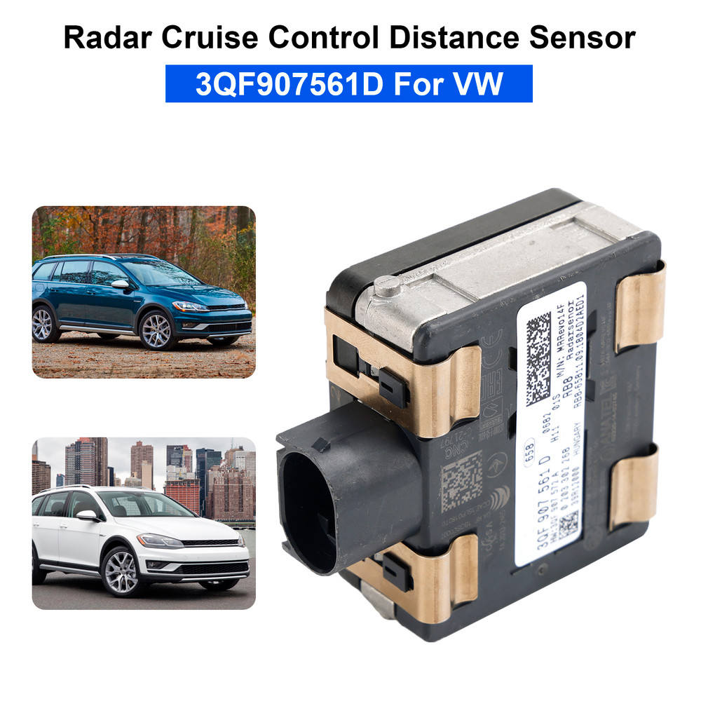 Cruise Control Distance Radar Sensor 3QF907561D For VW Jetta Golf Atlas 2018-2020