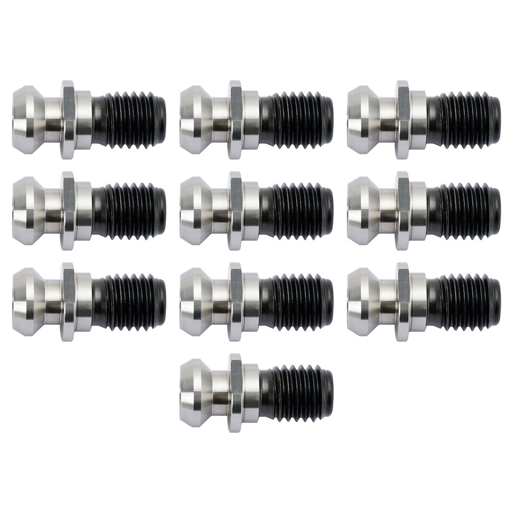 10Pcs CAT40 45 0.740" Coolant Pull Stud Retention Knob For Mazak Fadal Silver