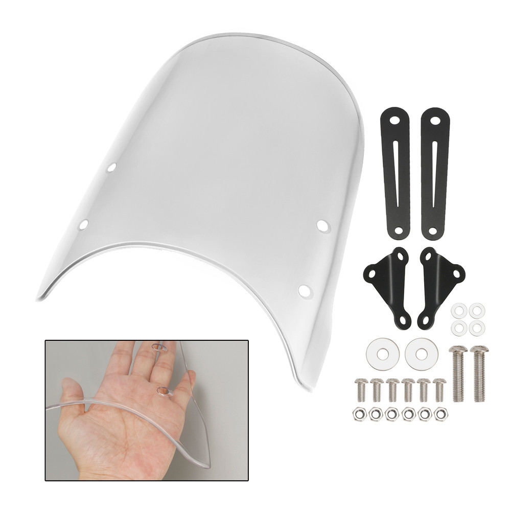 Windshield WindScreen fit for MOTO GUZZI V7 Classic 2016-2023 V9 Bobber 2018-23 CLE