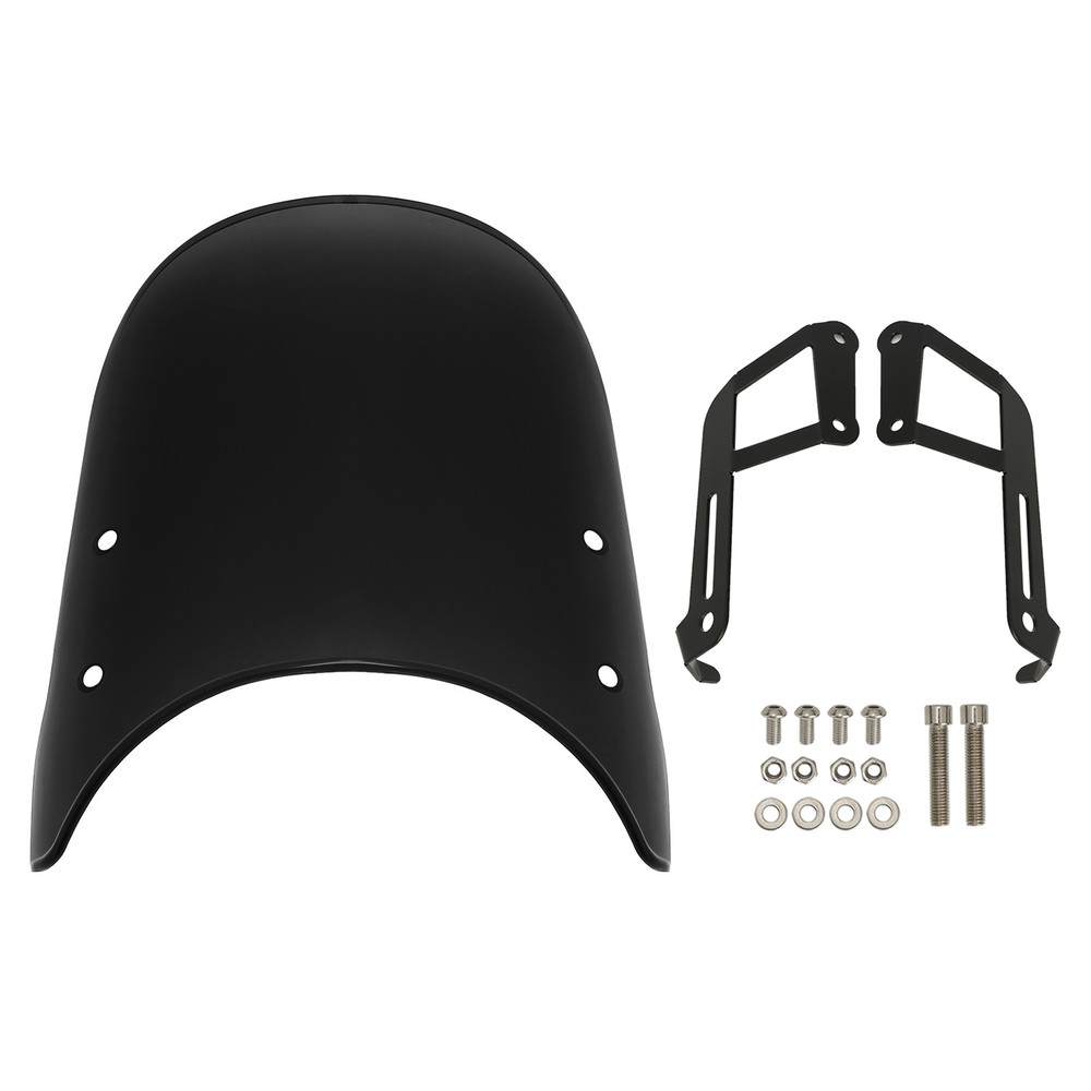 Windshield WindScreen fit for Scrambler 1200 XC XE 19-23 Street Twin 900 16-23 BLK