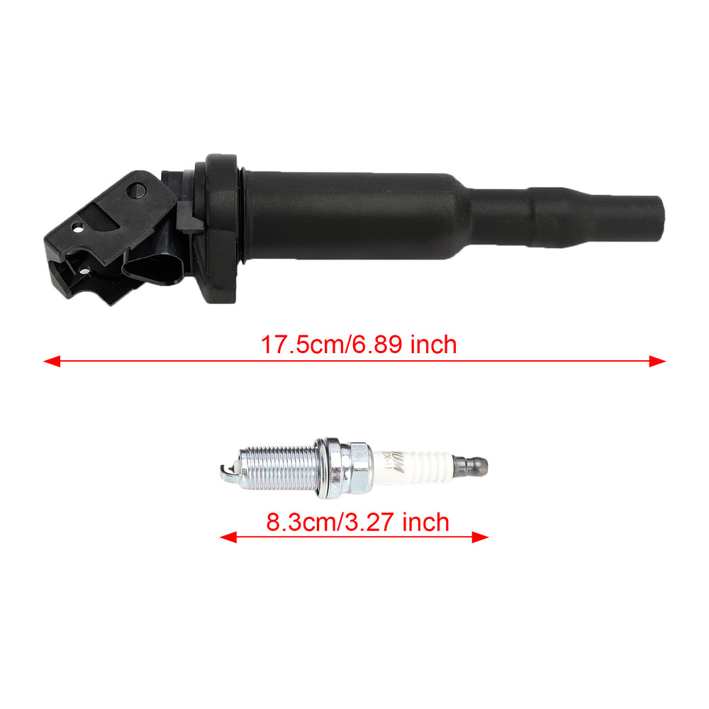 2010-2013 BMW 550i GT xDrive 4.4L 8X Ignition Coil +Spark Plugs UF592, UF-592 Generic