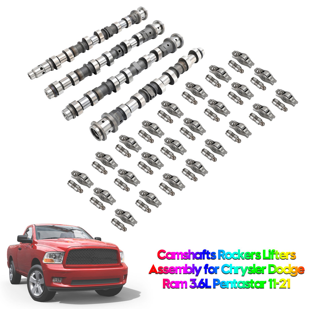 2014-2021 Ram Promaster 1500 3.6L engine only Camshafts Rockers Lifters Assembly 5184377AG, 5184378AG, 5184379AG, 5184380AG Generic