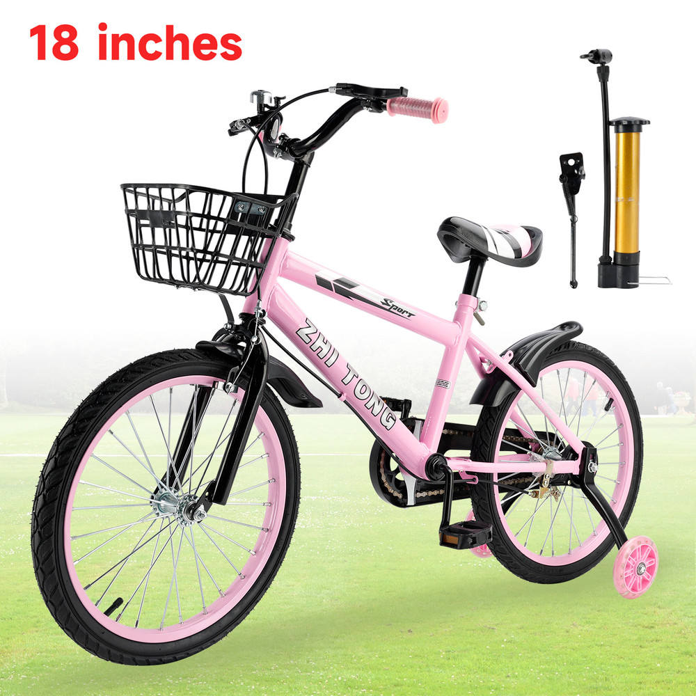 18 inches Kid's Bike Child Bicycle Adjustable Seat with Bottle Cage Holder