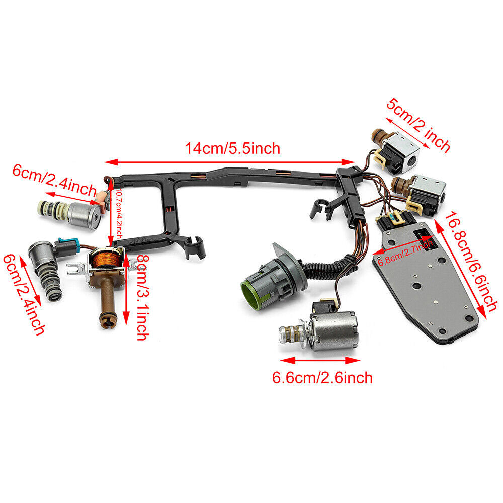 2003-2006 GM EPC Shift TCC 3-2 PWM Transmission Master Solenoid Kit 4L60E, 4L65E Generic