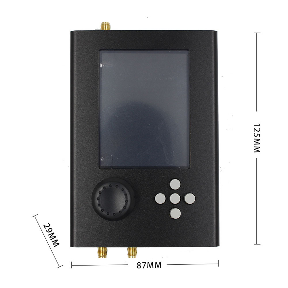 3.2"HackRF One V1.7.3 Portapack H2 1MHz-6GHz SDR Software Defined Wireless Black