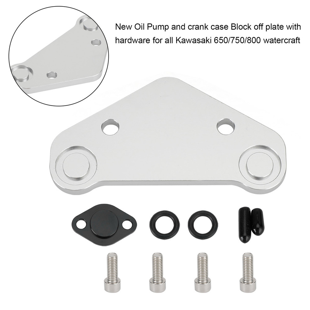 Crank Case Oil Plate Cover Cap drain For Kawasaki 650sx SX X2 TS 750sx 800