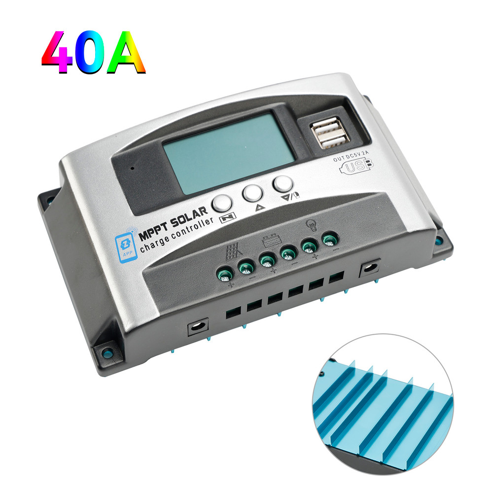 40A MPPT High Energy Solar DSP Controller Repair Battery APP to Remotely Manage