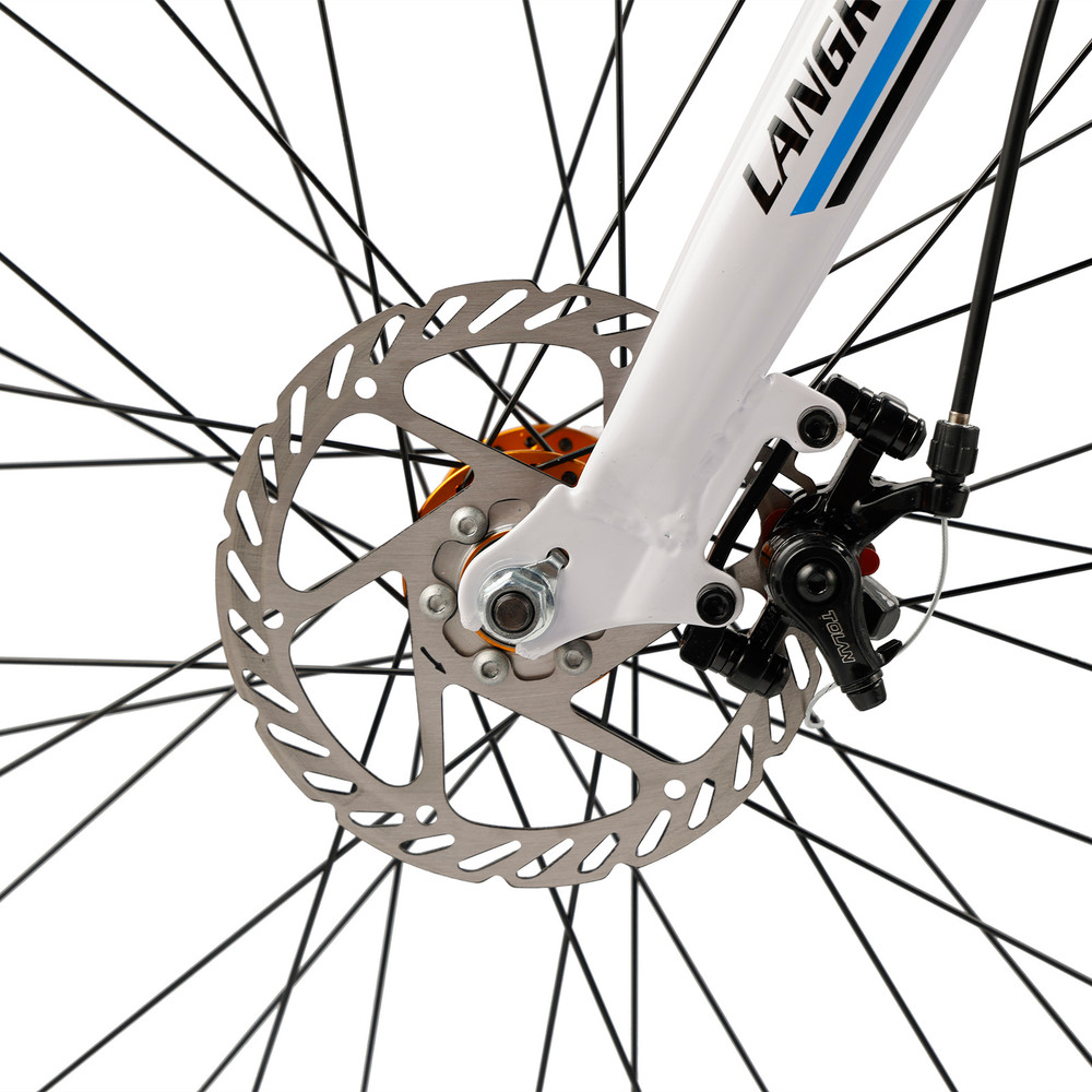 27 speed Road Bike Racing Bicycle 700C 26" Wheels Adult White+Blue