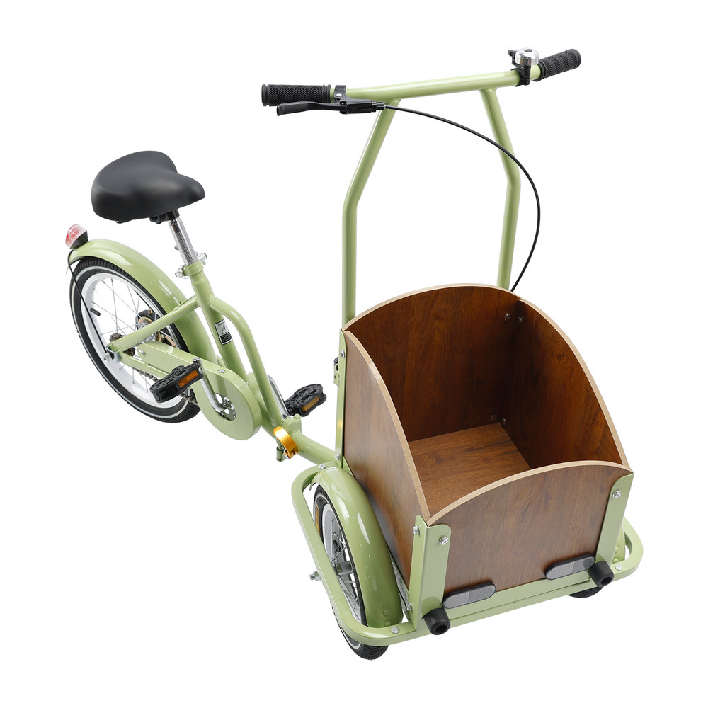 Tricycle Cart Reverse Green Three-wheel Bike