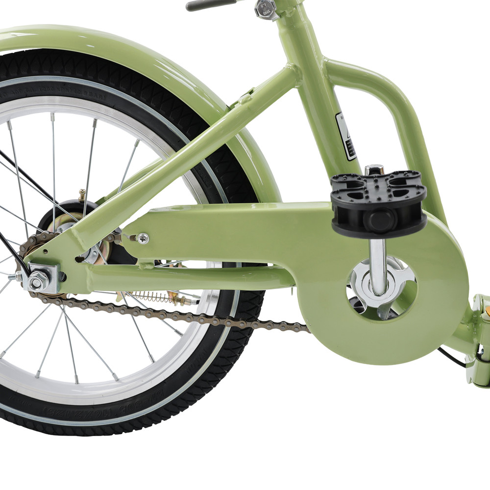 Folding Tricycle Cart Reverse Green Three-wheel Bike Children/Lady Folding Pet Dog