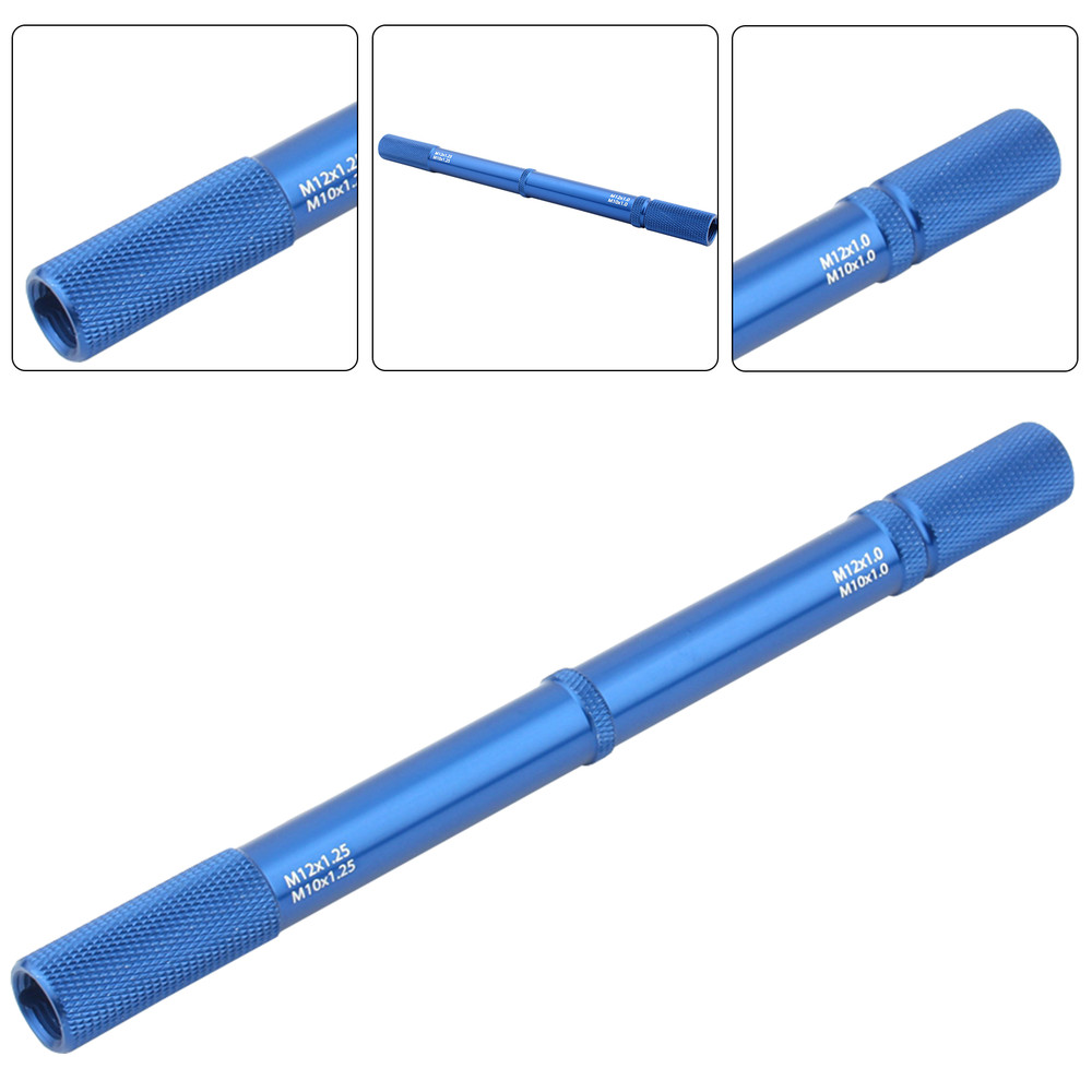 Universal Motorcycle Fork Bleed Tool Diy Suspension Repair Damper Rod Blue Generic