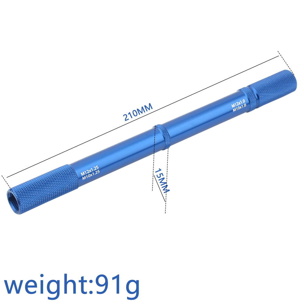 Universal Motorcycle Fork Bleed Tool Diy Suspension Repair Damper Rod Blue Generic