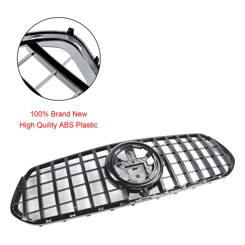 2019-2024 ercedes Benz GLE-Class W167 V167 SUV C167 Coupe Front Bumper Grille Without Letters Black Generic