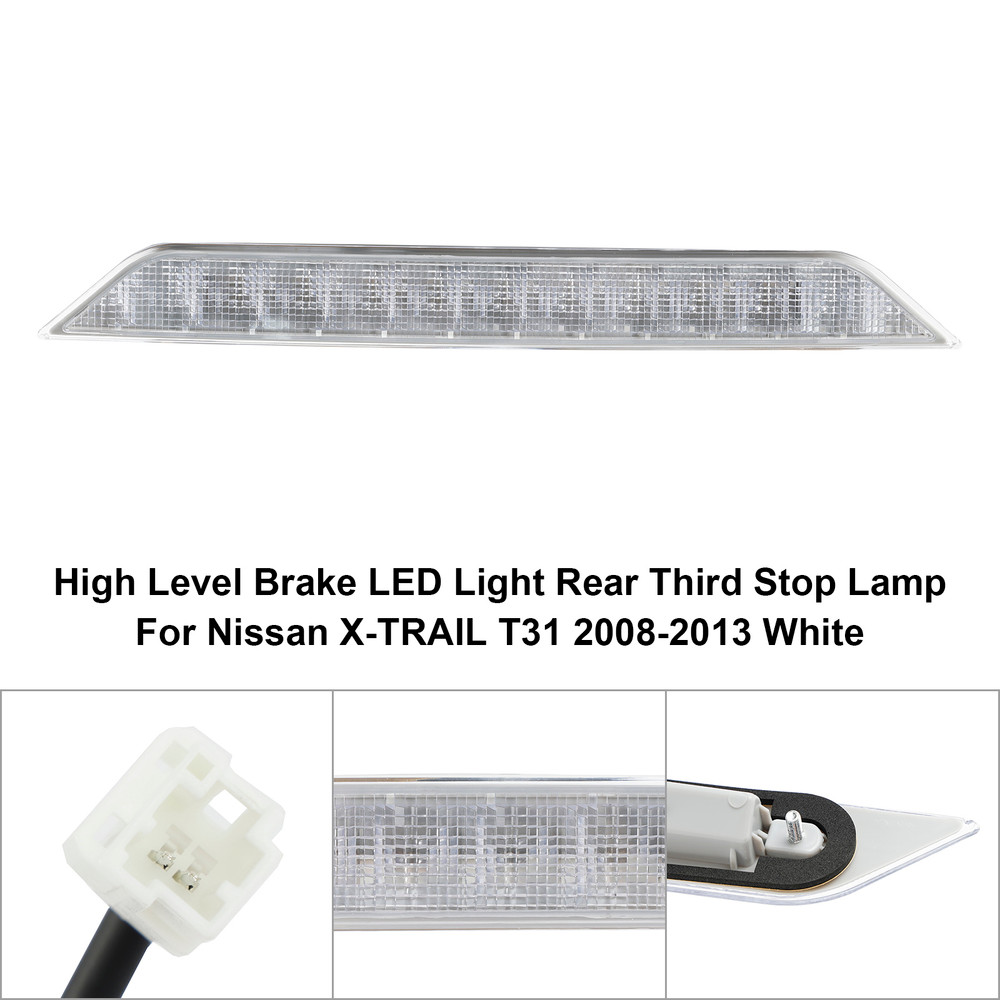 High Level Brake LED White Light Rear Third Stop Lamp For Nissan X-TRAIL T31 2008-2013