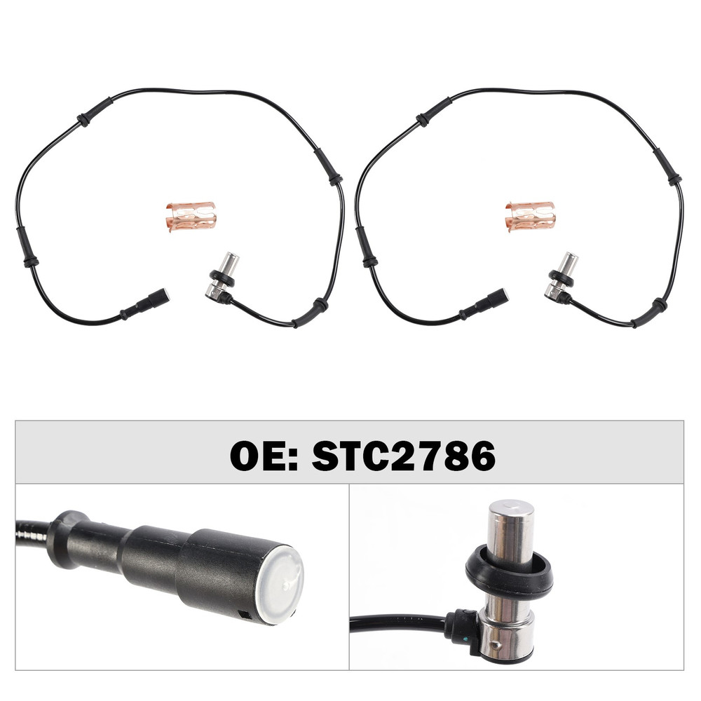 2pcs Front ABS Wheel Speed Sensors STC2786 for Land Rover Range Rover P38 1994-2002