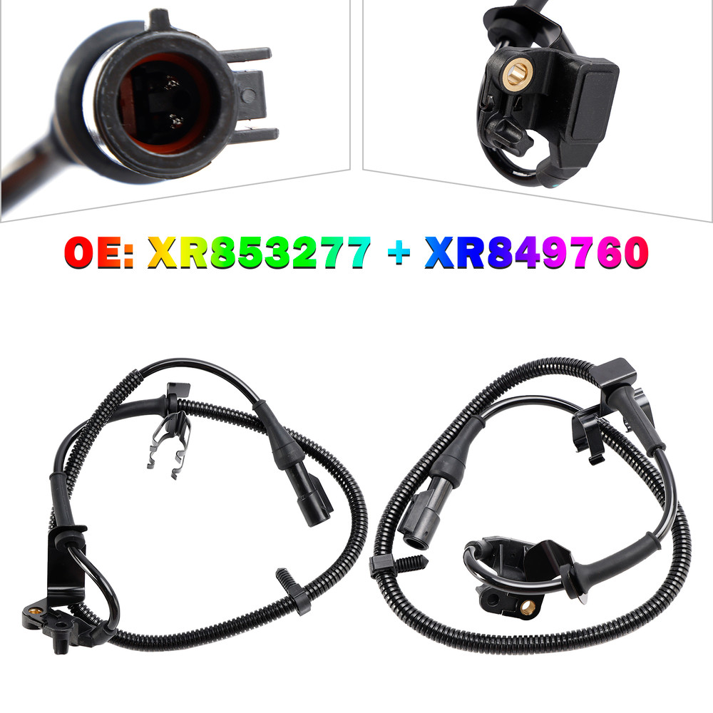 1999-2008 Jaguar S-TYPE X200 Rear Left&Right ABS Wheel Speed Sensor XR849760 XR81824 XR853277 Generic