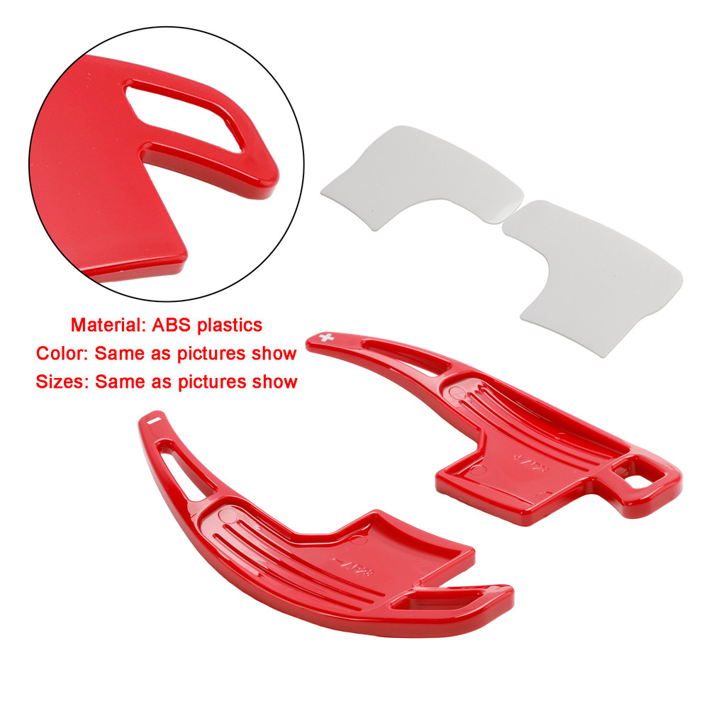 2015-2023 Ford Mustang Steering Wheel Shift Paddle Lever Shifter Red Generic