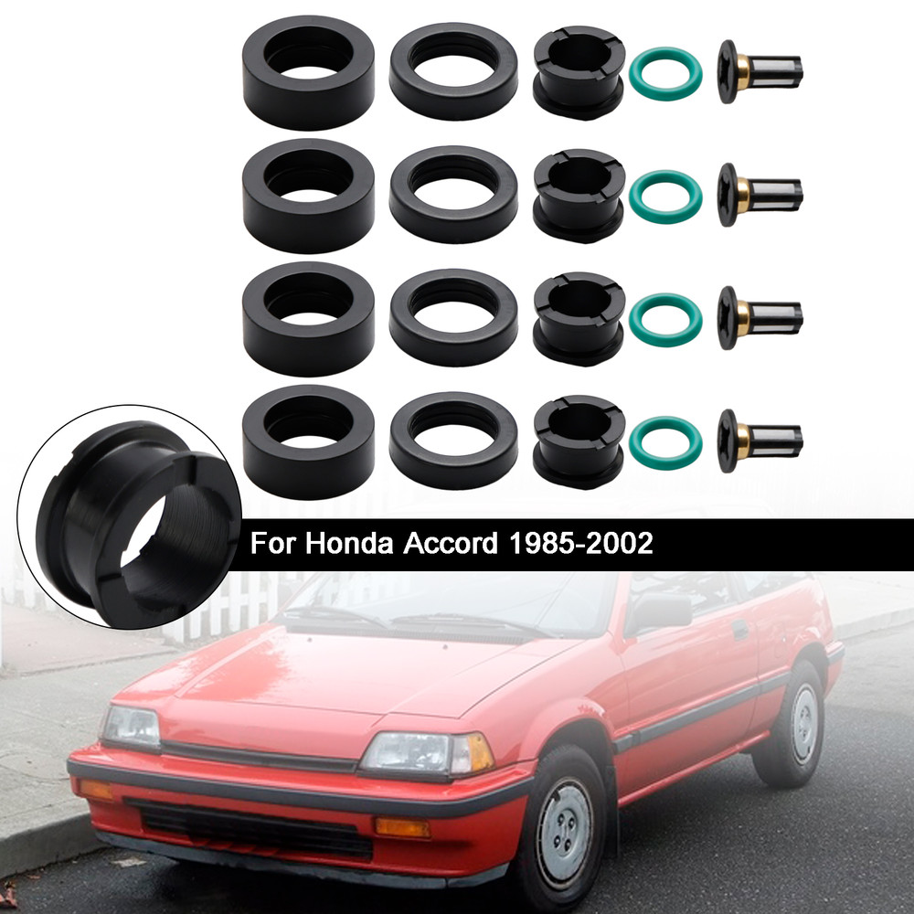 1985-2002 Honda Accord Civic CRX Odyssey CR-V Prelude 4* Fuel Injector Repair Kit O-Rings Seals Generic