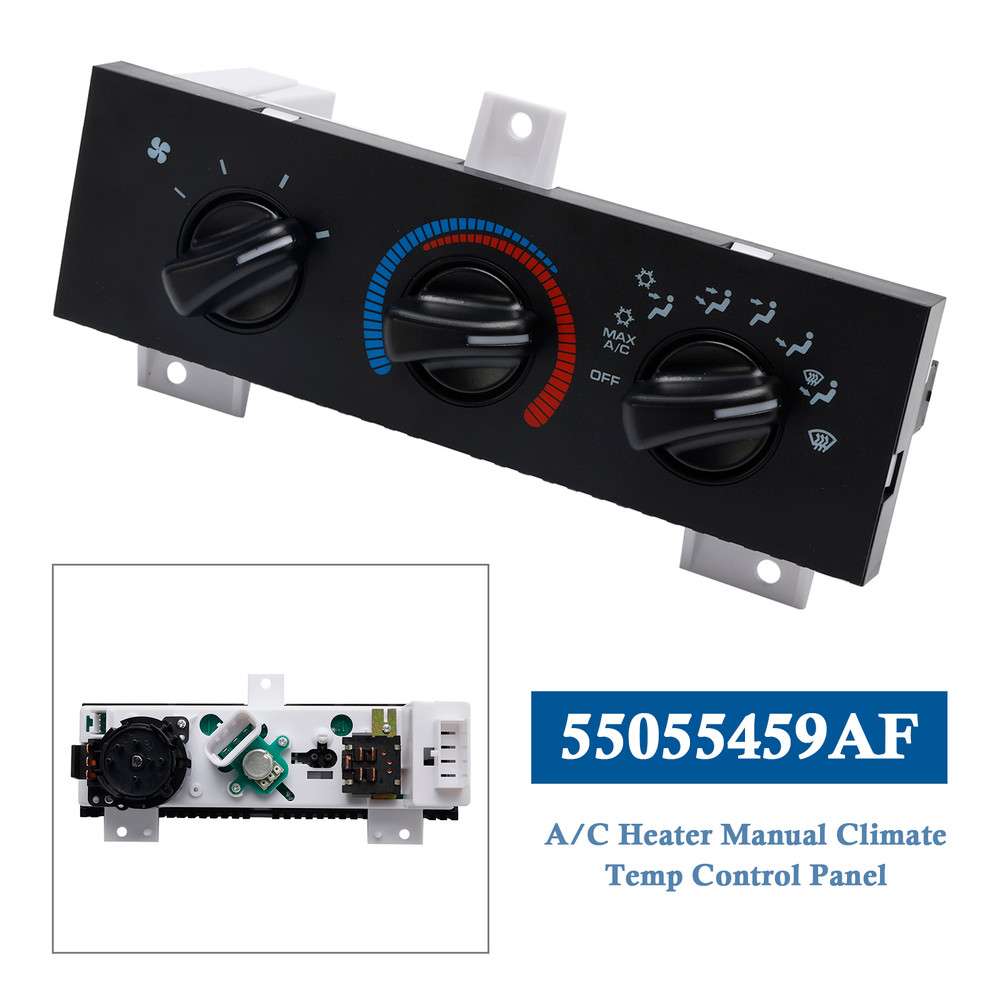 1998-2003 Dodge Ram Van A/C Heater Manual Climate Temp Control Panel 55055459AF Generic