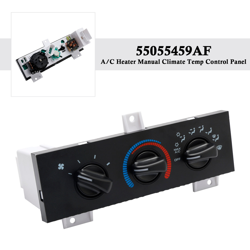 1998-2003 Dodge Ram Van A/C Heater Manual Climate Temp Control Panel 55055459AF Generic