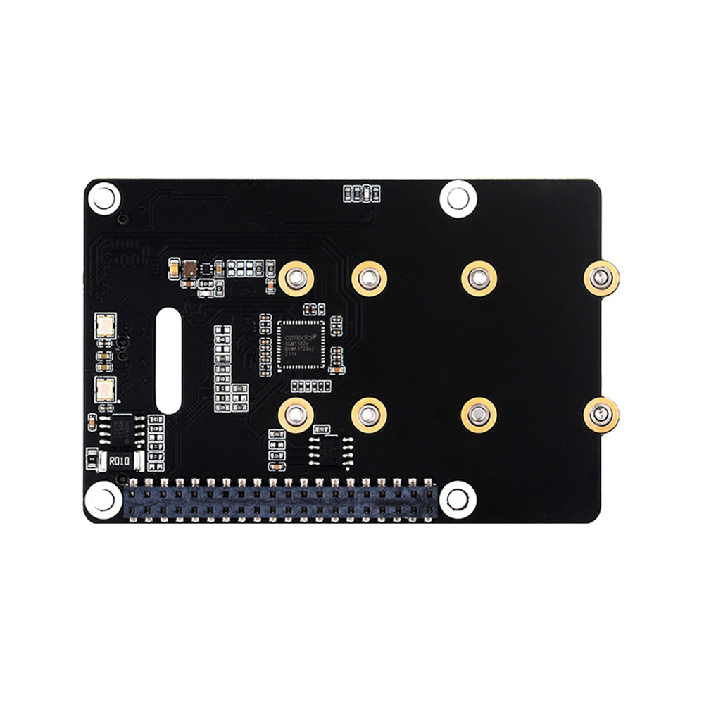 Raspberry Pi 5 PCIe Dual Channel M.2 Rotary Board Nvme Dual M.2 Hard Disk Read