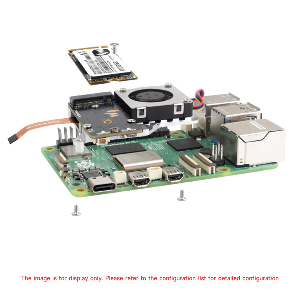 Raspberry Pi 5 PCIe to M.2 Adapter Board Nvme Hard Disk Protocol Expansion Board