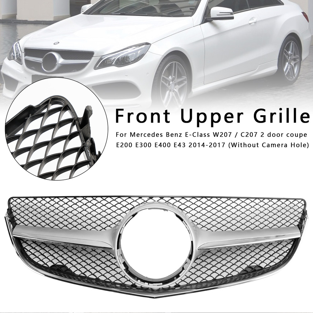2014-2017 Mercedes Benz E-CLASS W207 Coupe Front Bumper Grille Generic