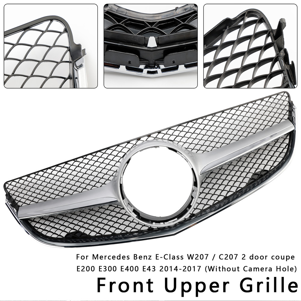 2014-2017 Mercedes Benz E-CLASS W207 Coupe Front Bumper Grille Generic