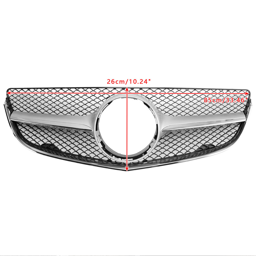 2014-2017 Mercedes Benz E-CLASS W207 Coupe Front Bumper Grille Generic