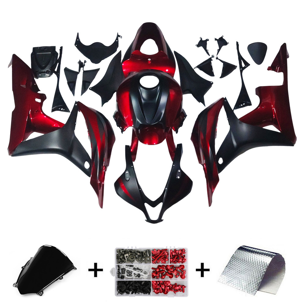 2007-2008 Honda CBR600RR F5 Injection Fairing Kit Bodywork Plastic ABS Amotopart Fairing #185