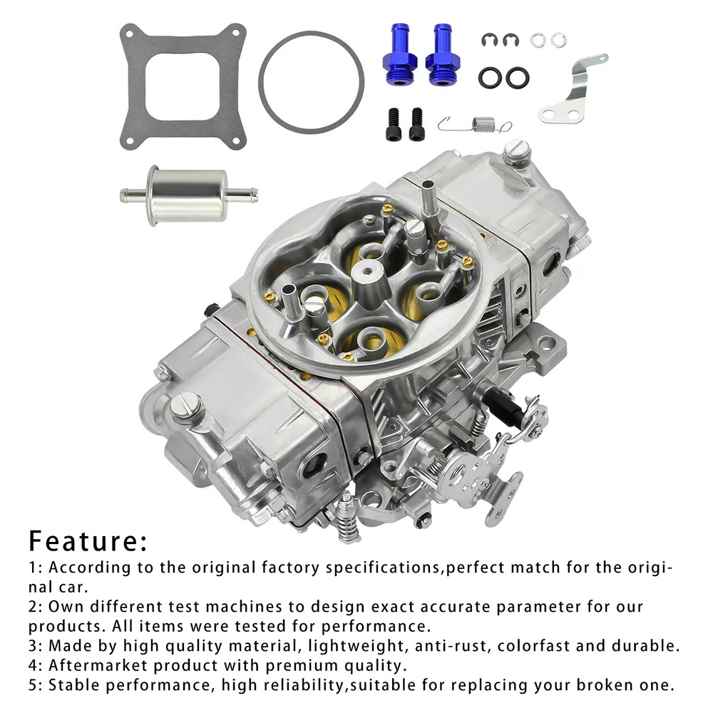 4 Barrel Double Pumper Race Carburetor 650 CFM BR-67199