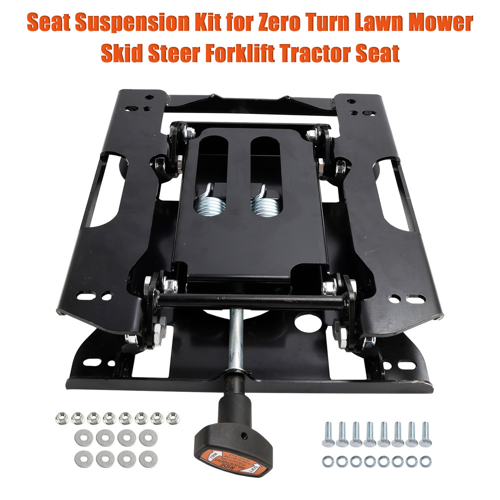 Seat Suspension Kit for Zero Turn Lawn Mower Skid Steer Forklift Tractor Seat