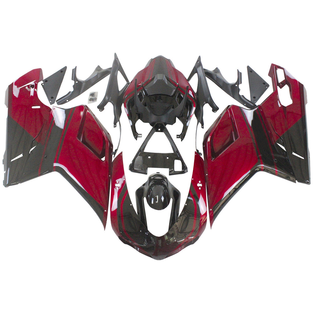 2007-2011 Ducati 1098 1198 848 Fairing Kit Bodywork Plastic ABS Amotopart Fairing #114