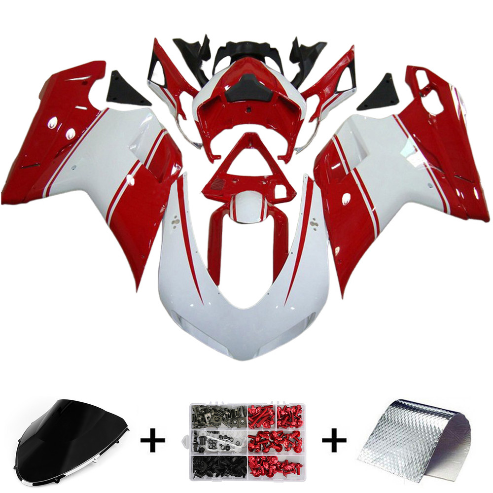 2007-2011 Ducati 1098 1198 848 Fairing Kit Bodywork Plastic ABS Amotopart Fairing #141