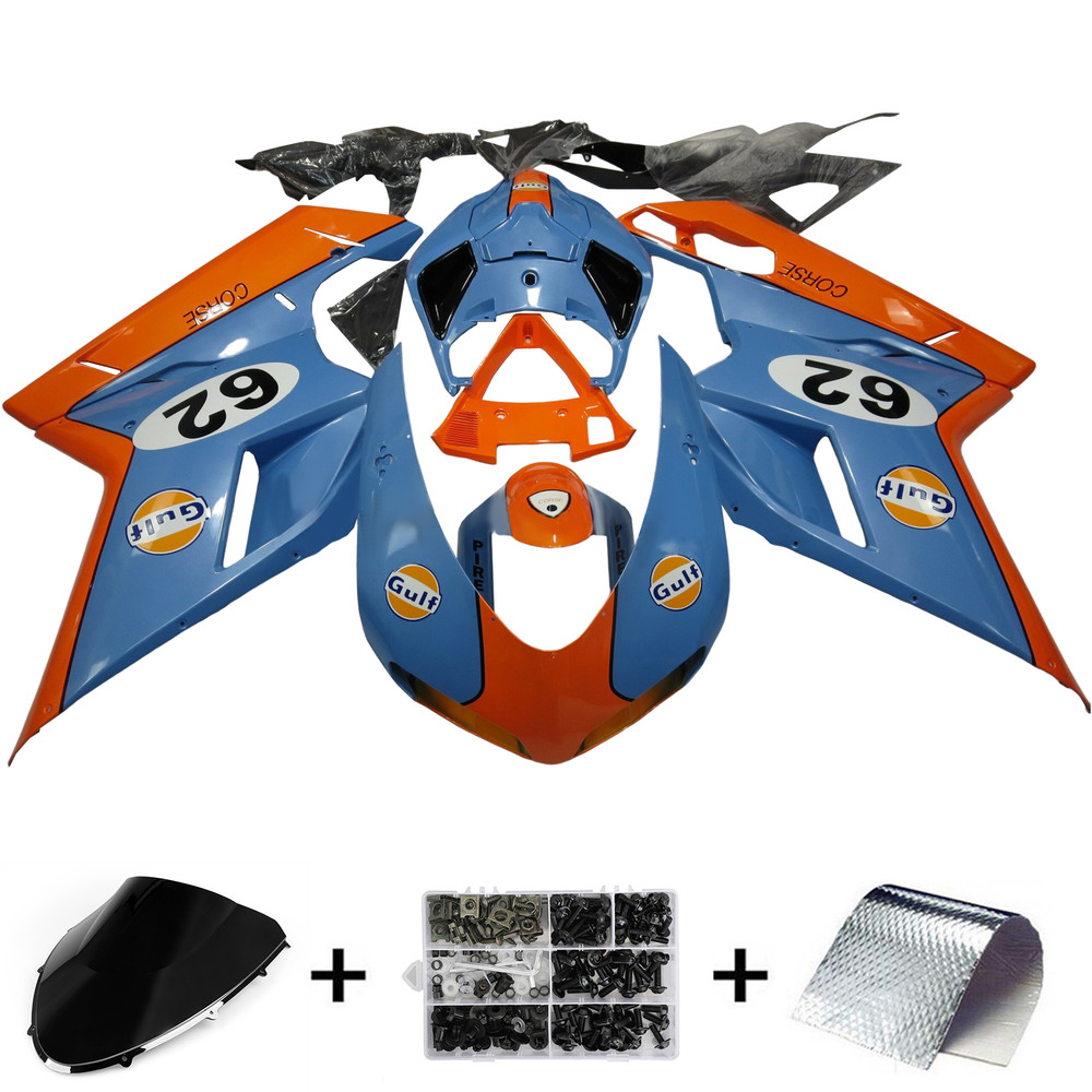 2007-2011 Ducati 1098 1198 848 Fairing Kit Bodywork Plastic ABS Amotopart Fairing #143