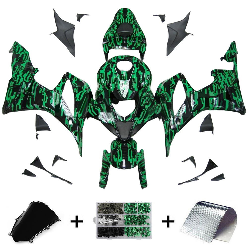 2007-2008 Honda CBR600RR F5 Injection Fairing Kit Bodywork Plastic ABS Amotopart Fairing #166