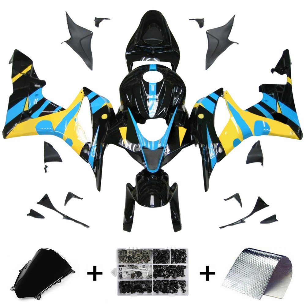 2007-2008 Honda CBR600RR F5 Injection Fairing Kit Bodywork Plastic ABS Amotopart Fairing #167