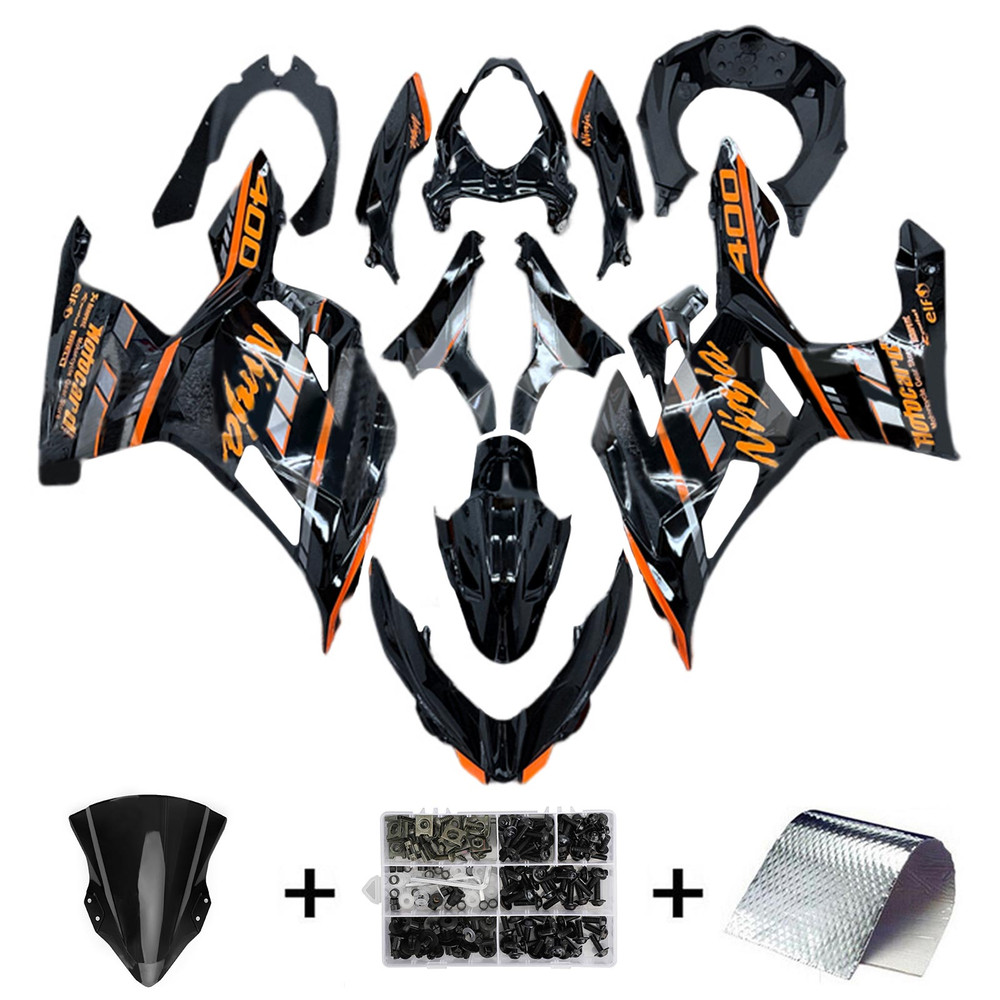 2018-2024 Kawasaki EX400 Ninja400 Injection Fairing Kit Bodywork Plastic ABS Amotopart Fairing #149