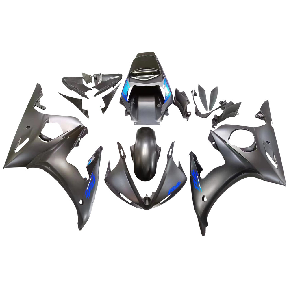 2005 Yamaha YZF-R6 600 Injection Fairing Kit Bodywork Plastic ABS Amotopart Fairing #025