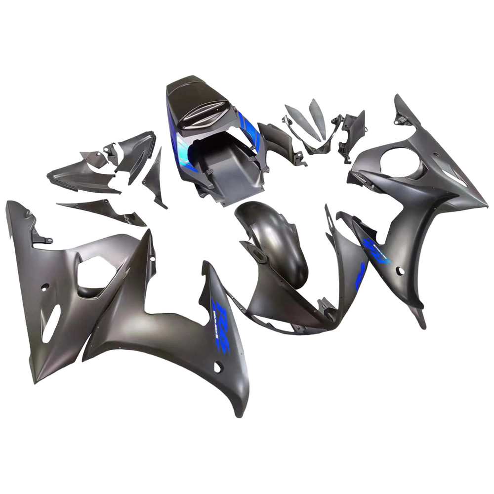 2005 Yamaha YZF-R6 600 Injection Fairing Kit Bodywork Plastic ABS Amotopart Fairing #025