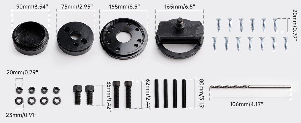 1989-2016 Cummins 3.9L 5.9L 6.7L Front+Rear Crankshaft Seal Remover & Installer Tool Generic