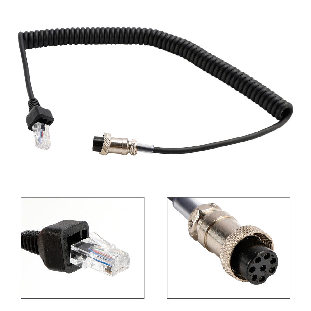 MH-31B8 Microphone Cable For Yaesu Car FT847 FT920 FT950 FT2000 Walkie Talkie