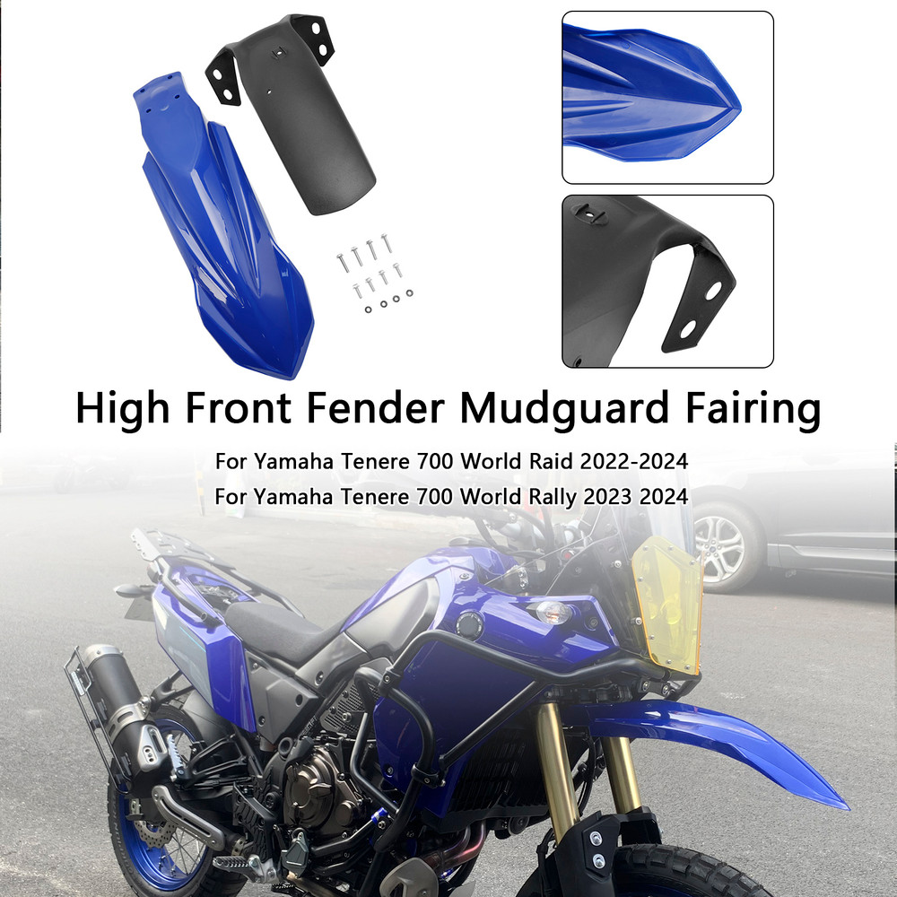 Yamaha Tenere 700 Rally 2020-2024 High Front Fender Mudguard Fairing