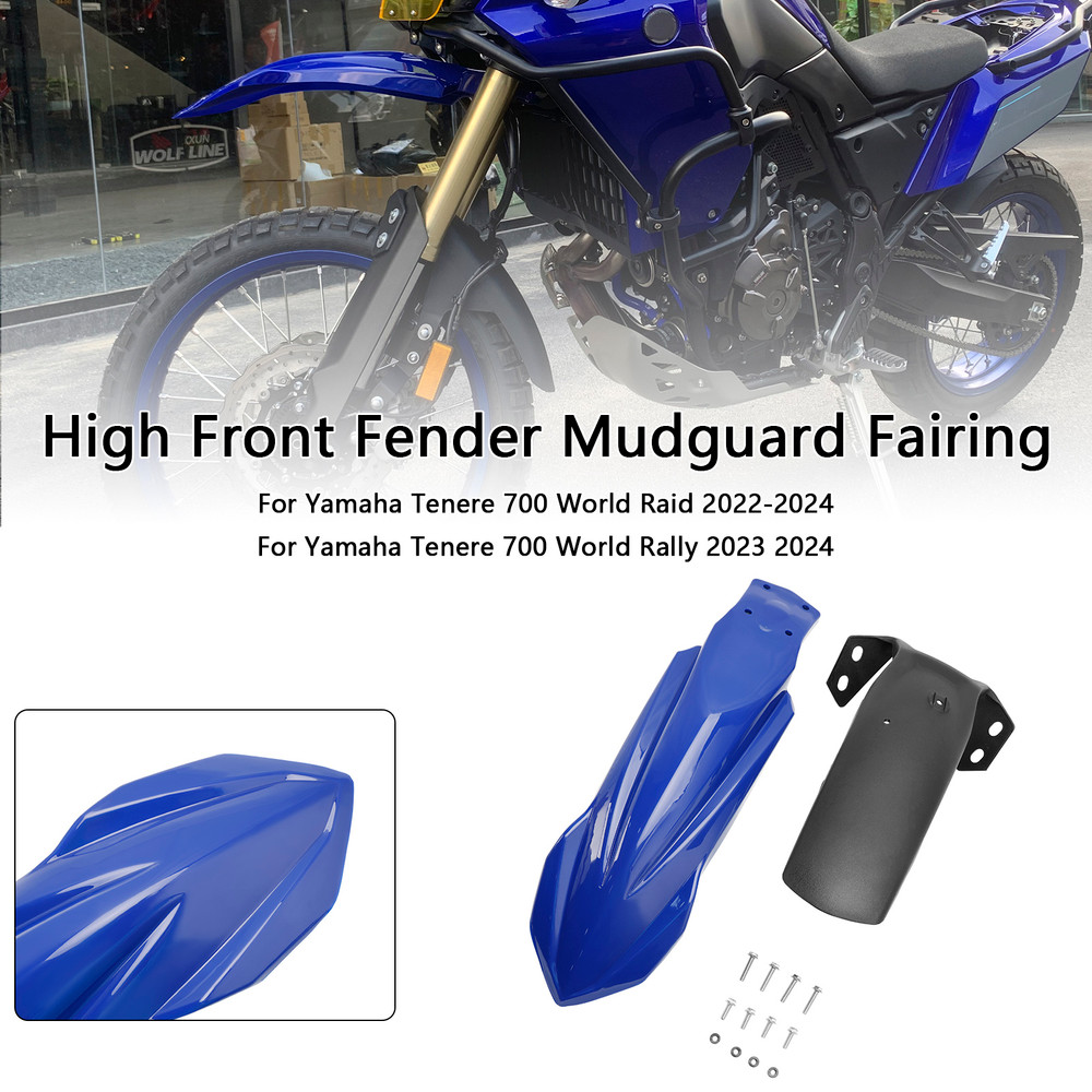 Yamaha Tenere 700 World Rally 2023 2024 High Front Fender Mudguard Fairing