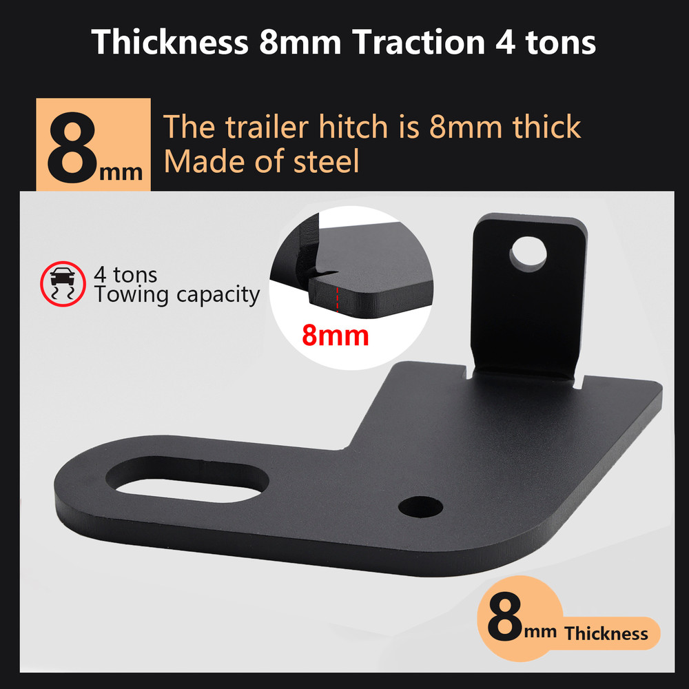 2019-2023 Jimni Suzuki Jimny JB64W JB74 2PCS Rear Left & Right Trailer Hitch Generic